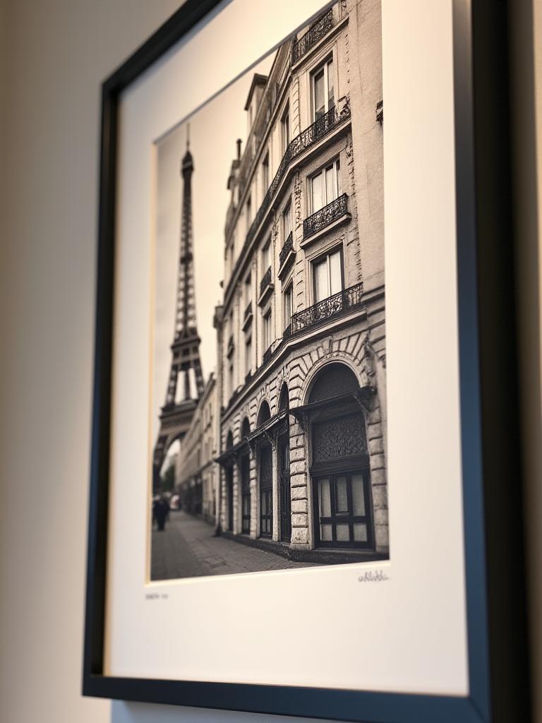 Tirage d'art architecture parisienne
