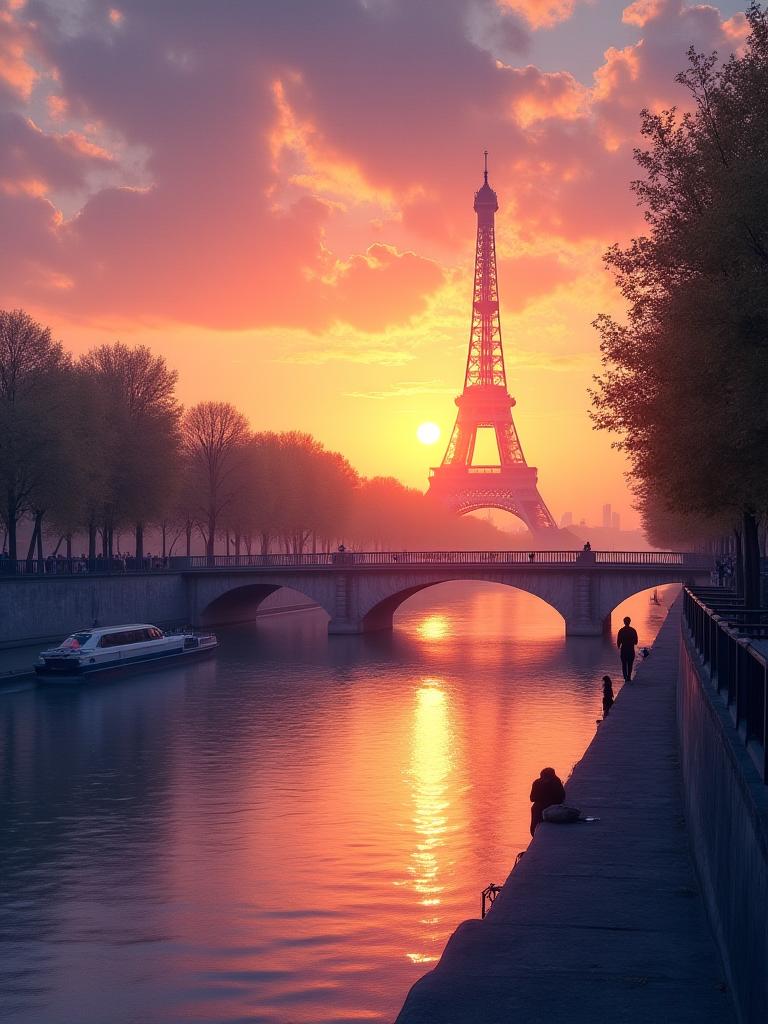 Tirage d'art lumière parisienne